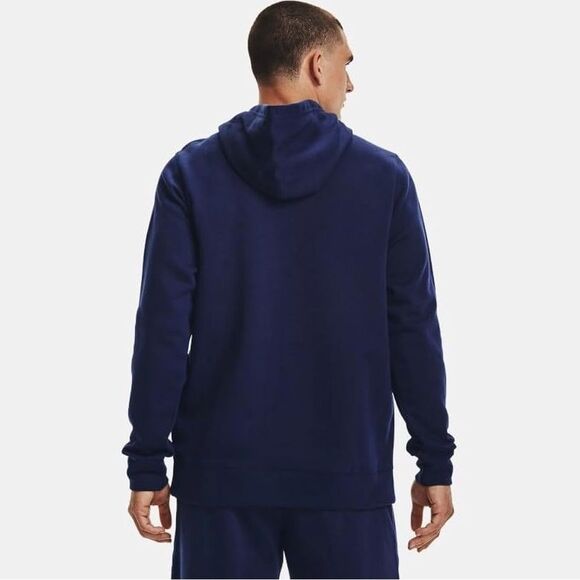 🆕 Under Armour Hoodie Sweatshirt Men’s XL Navy Blue Pullover Athletic Exercise - Picture 2 of 8